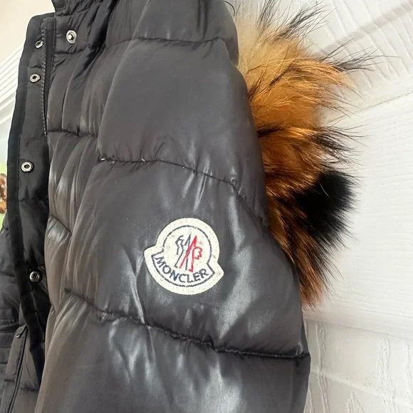 Moncler Jacket with Fur Hood - Picture 6 of 9